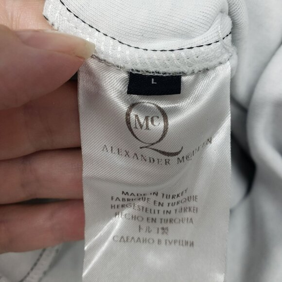 McQ by Alexander McQueen Stretchy Snakeskin Print Bodycon Dress Y2K Style - Picture 2 of 10